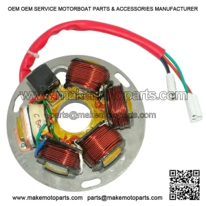12V 5-Wire Ignition Stator Plate Assembly for VESPA 12V PX, LML, T5 & 125 Stella.