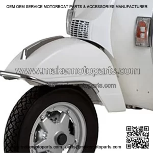 Original Chrome Finish Fender for Piaggio Vespa PX 125/150 (2011-2017).