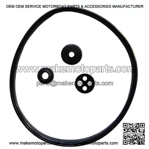 Carb Box Rubber Gasket & Grommet Kit for Vespa PX, P, LML, Rally & Sprint Models.
