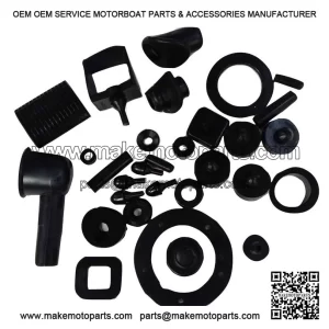 29-Piece Black Rubber Grommet Kit ?C includes new brake pedal rubber, fits PX/LML/P etc.