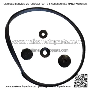 5-Piece Carburettor Box & Fuel Tap Rubber Sealing Kit for Vespa PX & LML.