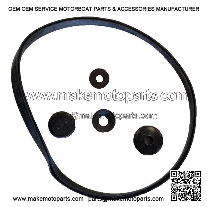 5-Piece Carburettor Box & Fuel Tap Rubber Sealing Kit for Vespa PX & LML.