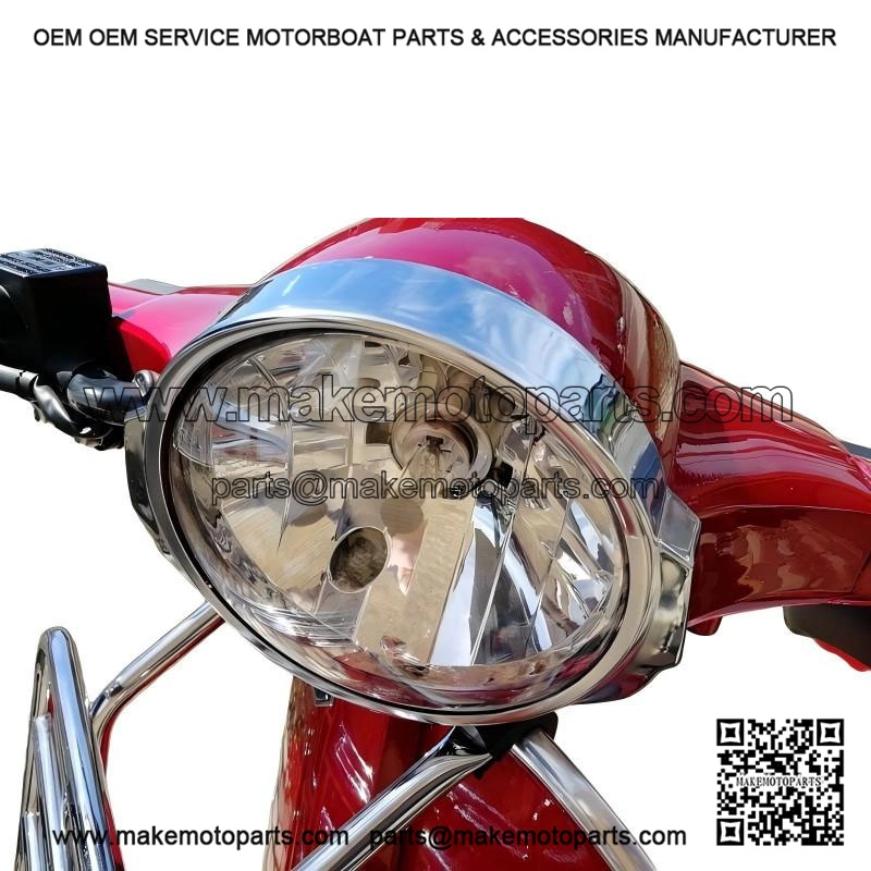 Chrome Headlight Surround (146mm) for Vespa PX & LML 125/150/200.