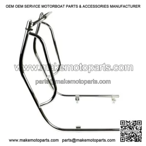 Chrome Legshield Crashbars / Side Floor Protectors for Vespa PX & LML 125/150/200.