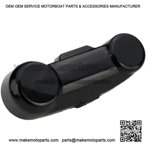 Gloss Black Fork Link Cover for Vespa PX, T5 & LML.
