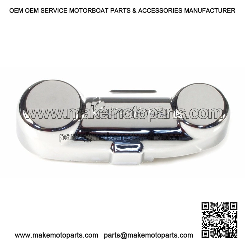 Embossed Chrome Plastic Front Fork Suspension Arm Cover (1984-2016).