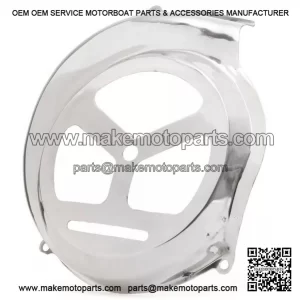 Premium GS150 Style Stainless Flywheel Cover for Vespa PX80, PX125, PX150 & PX200.