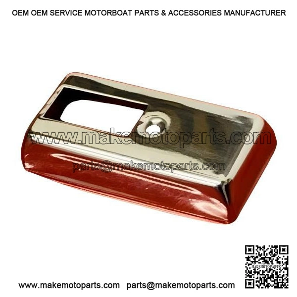 Polished Stainless Steel Indicator Switch Cover for VESPA PX125E, PX150E & PX200E.