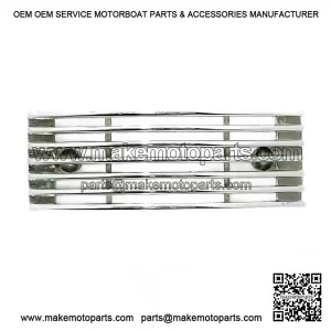 Brand New Chrome Plated Horn Cast Grill for Vespa PX & LML.