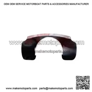 Black Flyscreen / Fly Wind Screen Mod / Shield for Vespa PX & LML.