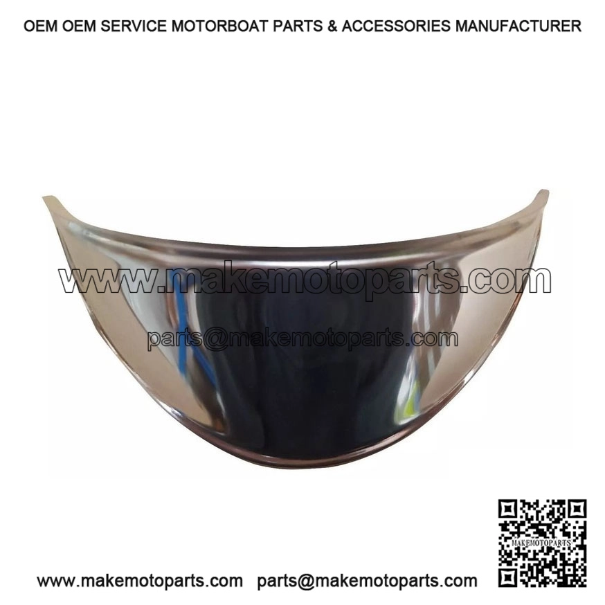 Polished Stainless Steel Headlight Peak / Mirror (155M) for Vespa PX, LML & Rally.