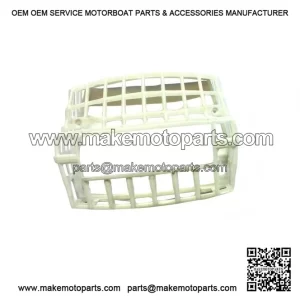 WHITE REAR LIGHT GRILLE / GUARD (PARASASSI) ?C For Vespa PX