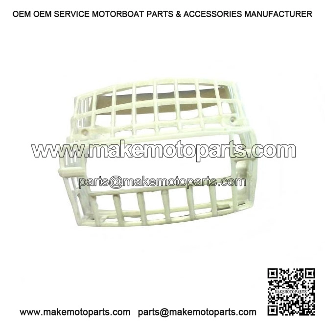 WHITE REAR LIGHT GRILLE / GUARD (PARASASSI) ?C For Vespa PX