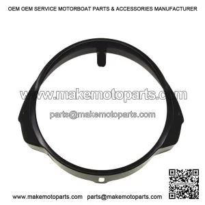 BLACK HEADLIGHT RING FOR FRONT HEADLIGHT ?C Vespa PX PE 125/150/200 (1 Series)