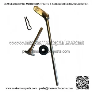 Chrome Petrol Lever / Fuel Choke Rubber and Clip Set for Vespa PX & LML.