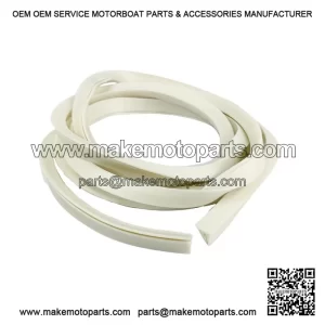 White Glovebox Rubber Seal for Vespa PX & T5.