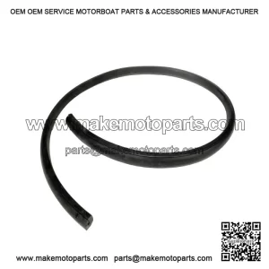 Left Hand Side Panel Rubber in Black for Vespa PX & T5.