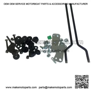 Original Windshield Attachments Kit (445833) for All Vespa PX125 & PK-XL.