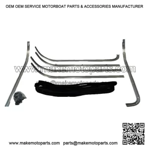 Mat Retaining Strip Set & Carpet Pedal Kit, Piaggio Vespa PX 125, 150, 200