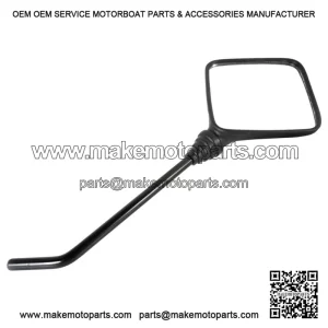 Left or Right Hand Side Black Mirror for Piaggio Vespa PX, PK & T5.