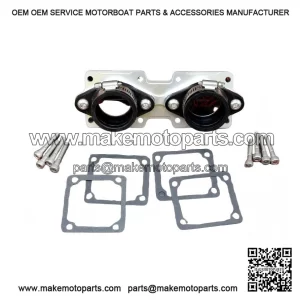 Billet Aluminum Crossover Intake Manifolds for Banshee (Fits Stock or 28mm Carbs, Includes Intake Boots)