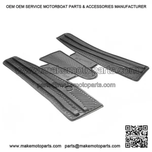 Black Floorboard Protection Floormat for Vespa PX, P Range, T5 Classic & LML.