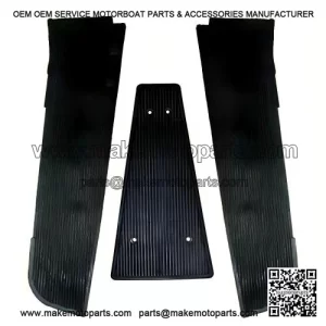 Rubber Floor Mat Set (Left/High/Right with Centre Mat) for Vespa PX, LML, T5 & PE.