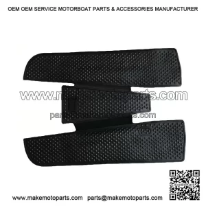 Black Center Floor Mat / Rubber for Vespa PX, LML, Star & Stella.