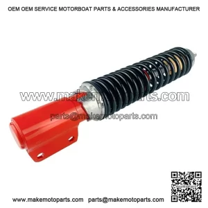 Black & Red Front Shock Absorber for Vespa PX & T5.