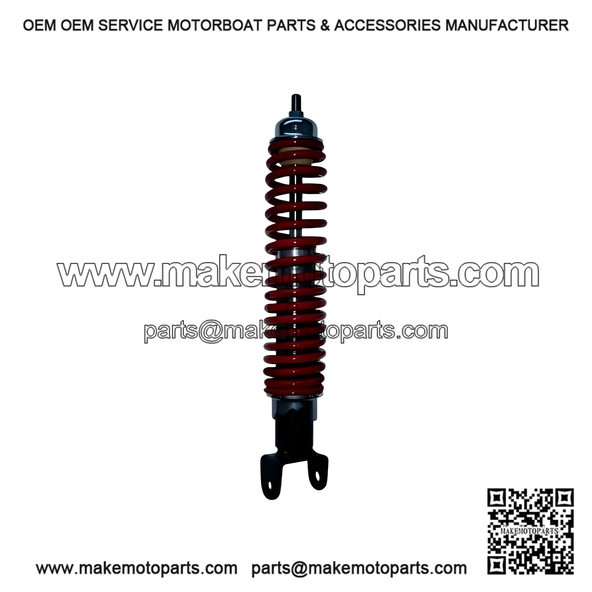 Reinforced Rear Shock Absorber (2986551#26) for Vespa PX 200 E Rainbow (1981-1997).