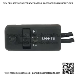 Horn and High-Low Beam Switch for Vespa P/PX Scooters.