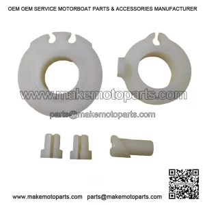Handlebar Throttle Pulley, Gear Pulley and Cable Stops for LML & VESPA PX.