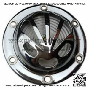 12V Flower-Type AC Chrome Horn for Vespa PX 125/200, VBB, VLB, Sprint, VNB, VBA & Super.