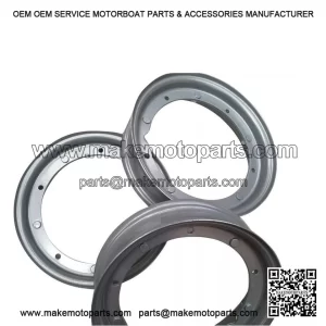 Three Silver Colour Split Rims for LML & VESPA PX.