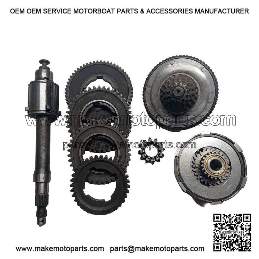 Complete Gear Box & Clutch Assembly for VESPA PX, LML, STELLA & STAR.