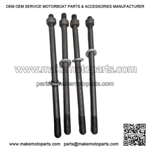 M8 1st Oversize Cylinder Studs & Nuts Kit for Vespa PX 125/150, LML & Smallframe (V50, PV, ET3).