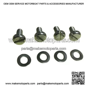Stainless Steel Flywheel Cover Screw Set for Vespa PX, P200E, T5 & LML.