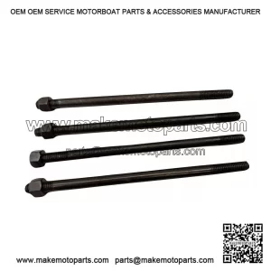 4-Pack Cylinder Barrel Holding Stud Kit (180mm) for Vespa PX200, P200 & Rally 200.