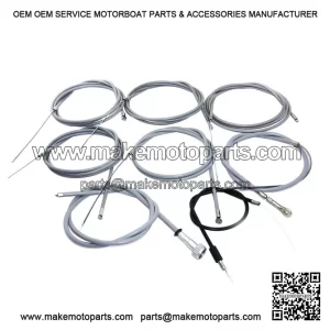 Control Cable Set ?C compatible with Vespa PX, P, Stella, P200e, PX150 & PX200 Scooters.
