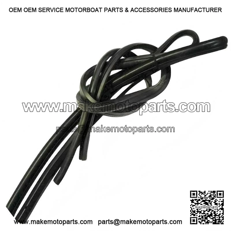 Black Side Panel Rubber Set for Vespa PX & LML.