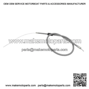 Brand New Grey Friction-Free Choke Cable (Inner & Outer) for VESPA PX, T5 & LML (#23D24).