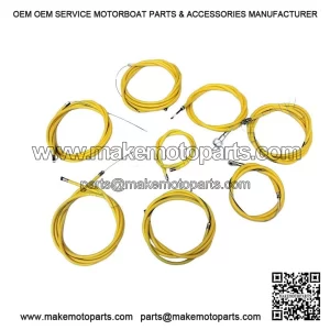 Complete Friction-Free Cable Kit (Non-Disc) for VESPA PX, P, PE, LML, STAR & STELLA.