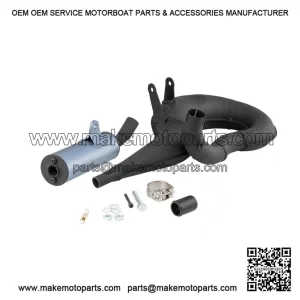 MF3660 Black Power Exhaust, Vespa PX, PE 125, 150 Arcobaleno