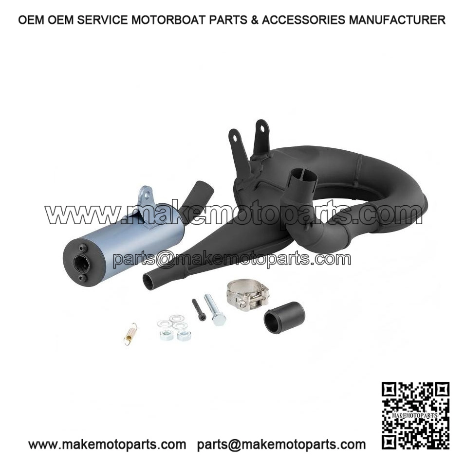 MF3660 Black Power Exhaust, Vespa PX, PE 125, 150 Arcobaleno