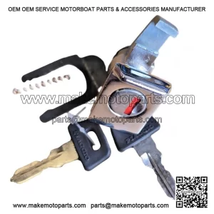 Chrome Toolbox/Glovebox Lock for Vespa PX, PE, MK1 & ET3.