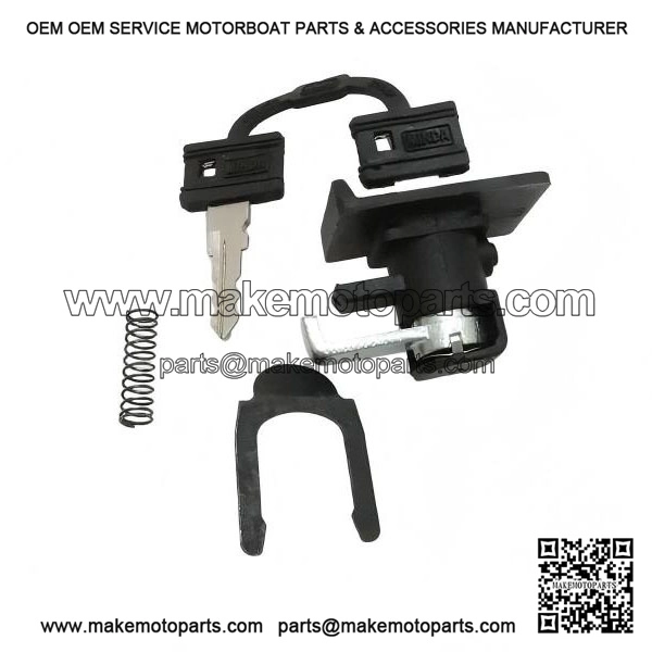 Brand New Black Tool Box Lock for VESPA PX 200, LML, NV & STAR.