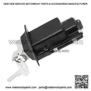 Black Seat Lock with 2 Keys ?C Compatible with Vespa PX Models.