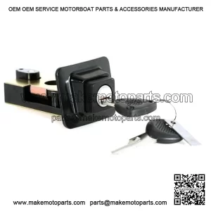 Grade A Standard Seat Lock with 2 Keys for VESPA PX125E, PX150E & PX200E (1984-1997).