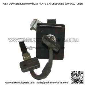 Black Colour Glove / Tool Box Lock Replacement with 2 Keys for Vespa PX, PE 150, LML & NV (AEs).