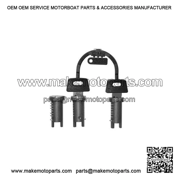 Locks Kit (Series of 3 Pieces) for Piaggio Vespa PK 50/125/S/XL & PXE.